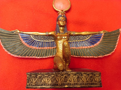 Geflügelte isis statue - geflügelte,