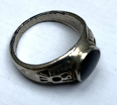 Alter silber ring aus nubien - silber,