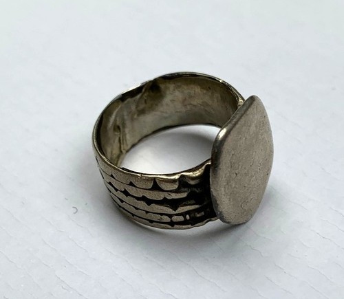Alter silber ring aus nubien - silber,