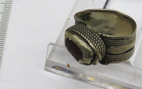 Alter silber ring aus - silber,