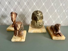 4x alte ägyptische Figur auf