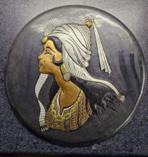 Reliefplatte Teller kupfer