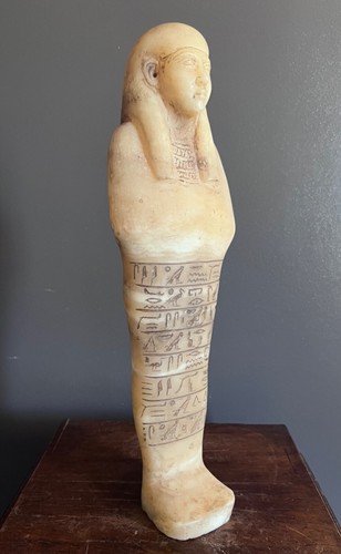 Alabaster ushabti - alabaster,