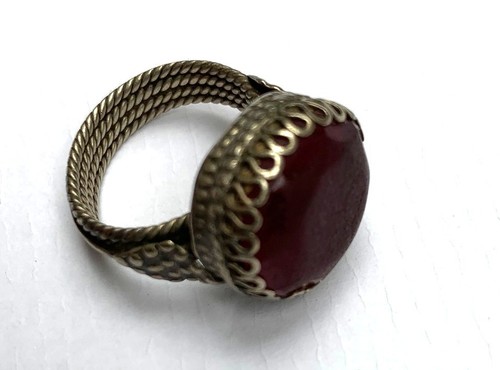 Alter silber ring aus nubien - silber,