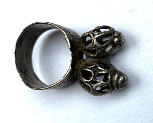 Alter silber ring aus - silber,