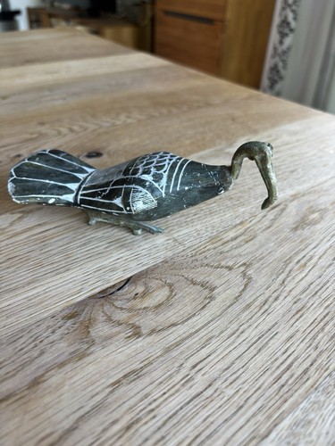 Antike messingfigur ibis - antike,